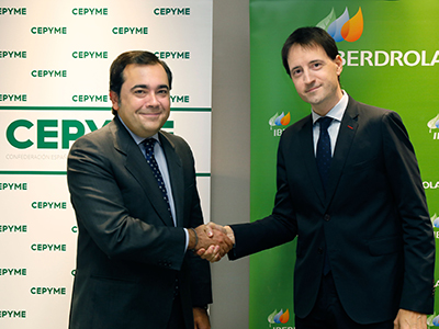 Foto Iberdrola y CEPYME suscriben un convenio que proporcionará asesoramiento en eficiencia energética a pymes y autónomos.